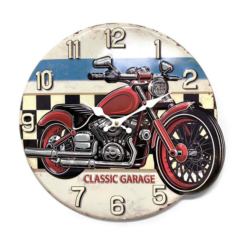 Ronis Clock Iron Plate Stamping Clock Car 42cm