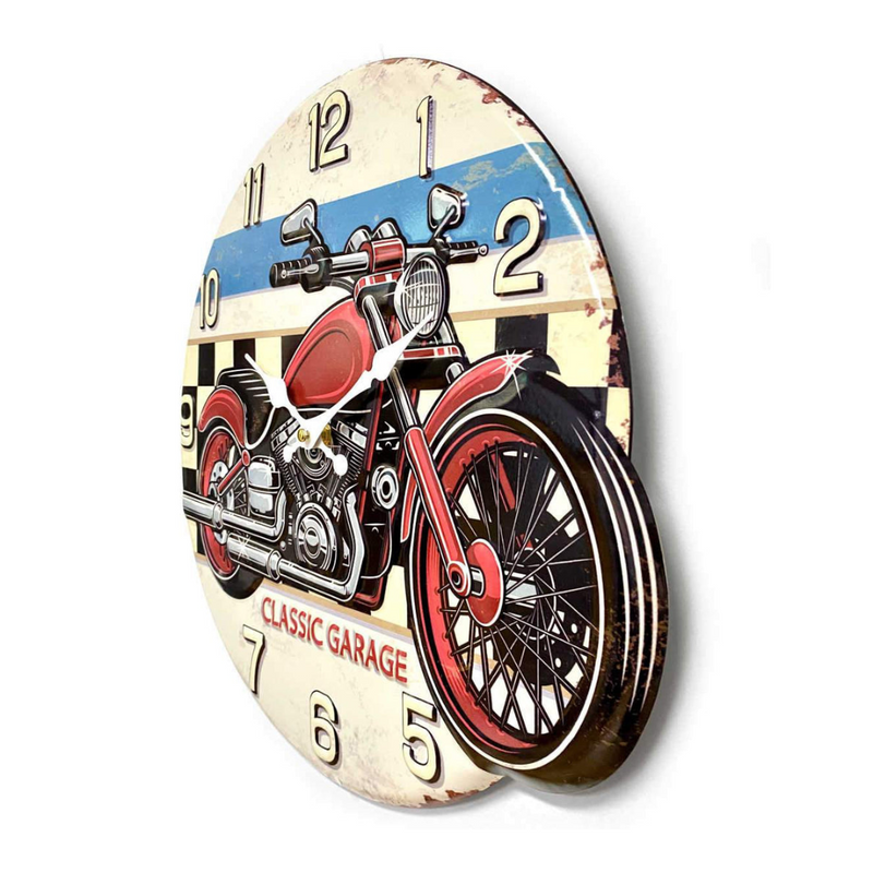 Ronis Clock Iron Plate Stamping Clock Car 42cm