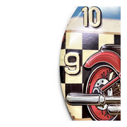 Ronis Clock Iron Plate Stamping Clock Car 42cm