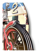 Ronis Clock Iron Plate Stamping Clock Car 42cm