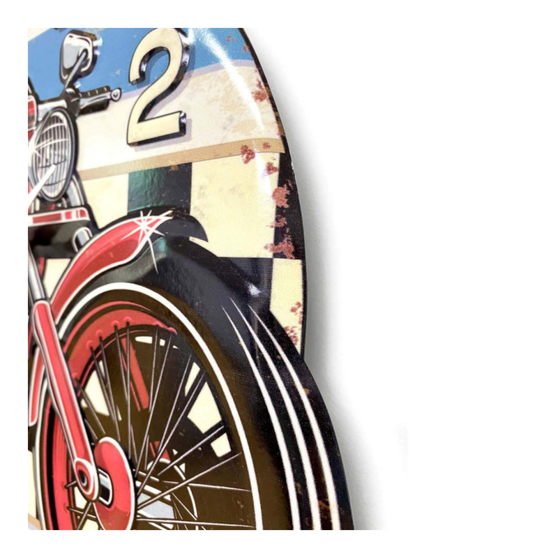 Ronis Clock Iron Plate Stamping Clock Car 42cm