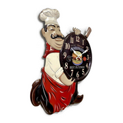 Ronis Clock Iron Plate Stamping Clock Chef 54cm