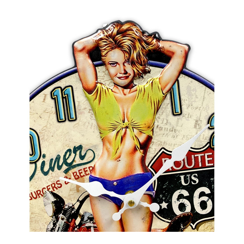 Ronis Clock Iron Plate Stamping Clock Moto 40cm