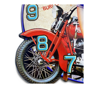 Ronis Clock Iron Plate Stamping Clock Moto 40cm