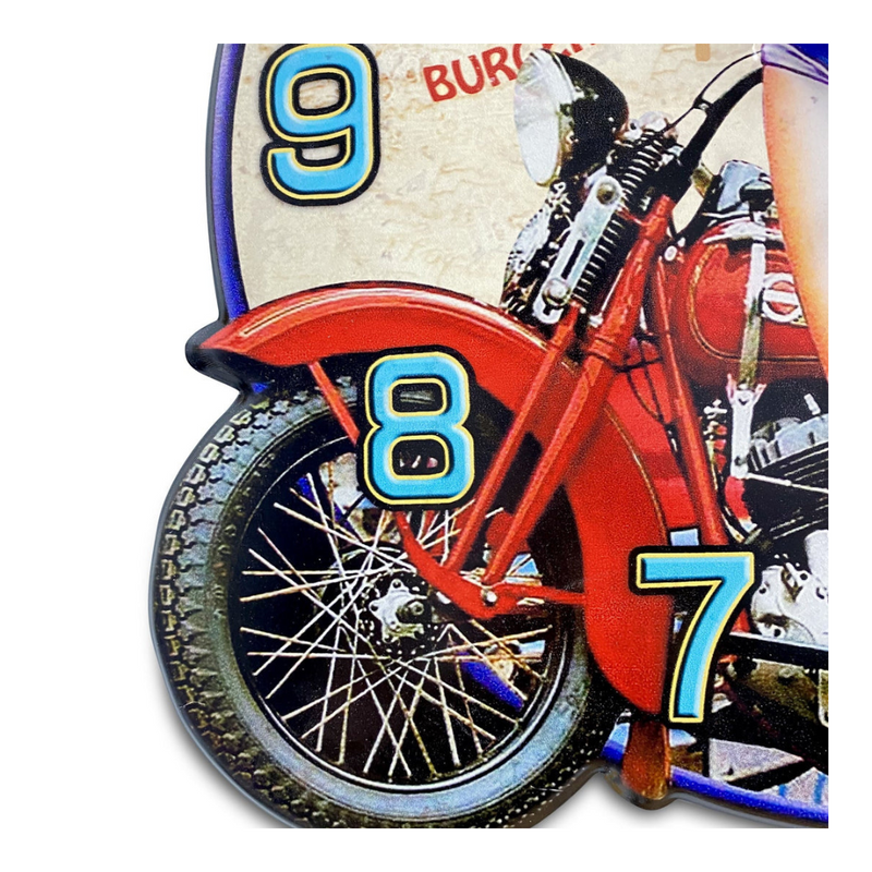 Ronis Clock Iron Plate Stamping Clock Moto 40cm