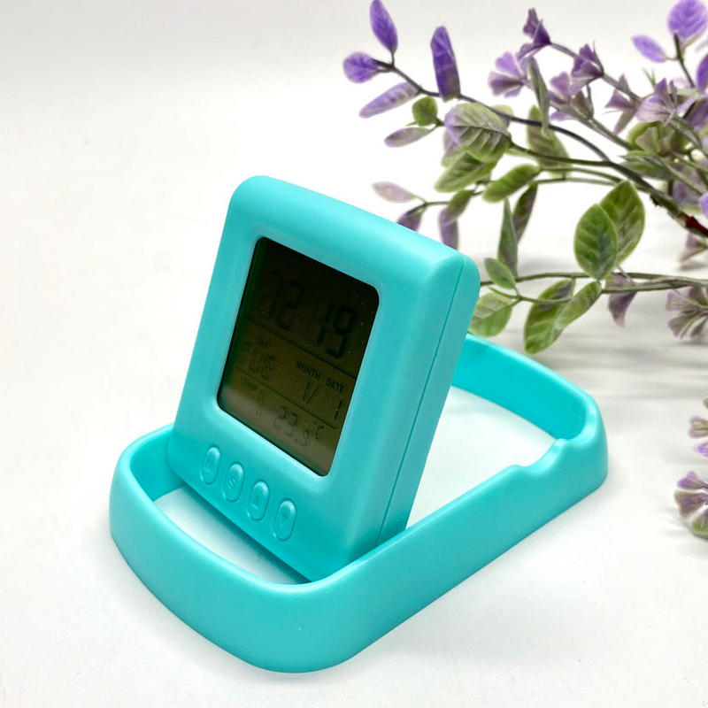 Ronis Clock LCD Table Clock Iphone Holder Assorted