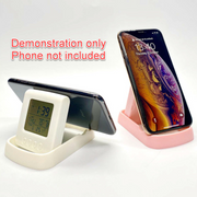 Ronis Clock LCD Table Clock Iphone Holder Assorted