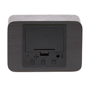 Ronis Clock LED Cuboids Table Clock 10cm Black