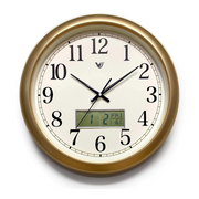 Ronis Clock Modern Clock/Digital Calendar 42cm Assorted