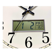 Ronis Clock Modern Clock/Digital Calendar 42cm Assorted