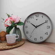Ronis Clock Paloma Fabric Design Wall Clock 29x29x4cm Assorted