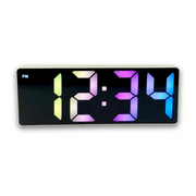 Ronis Clock Rainbow LCD Table Clock Assorted