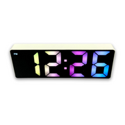Ronis Clock Rainbow LCD Table Clock Assorted
