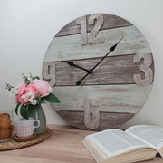 Ronis Clock Timber Classic Round Clock 60cm