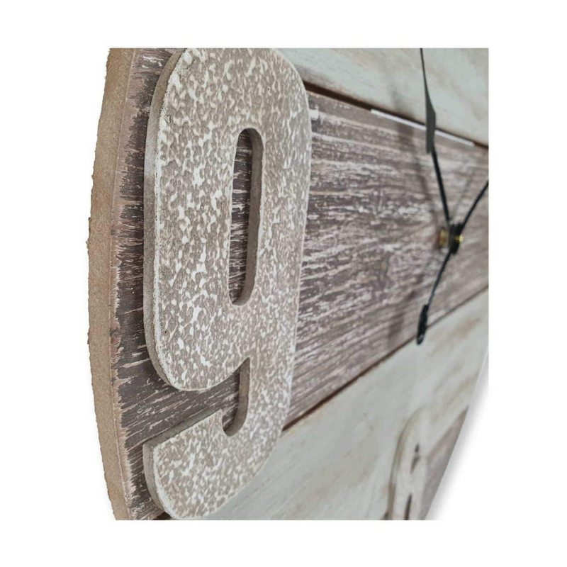 Ronis Clock Timber Classic Round Clock 60cm