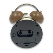 Ronis Clock Twin Bells Metal Alarm Clock Assorted