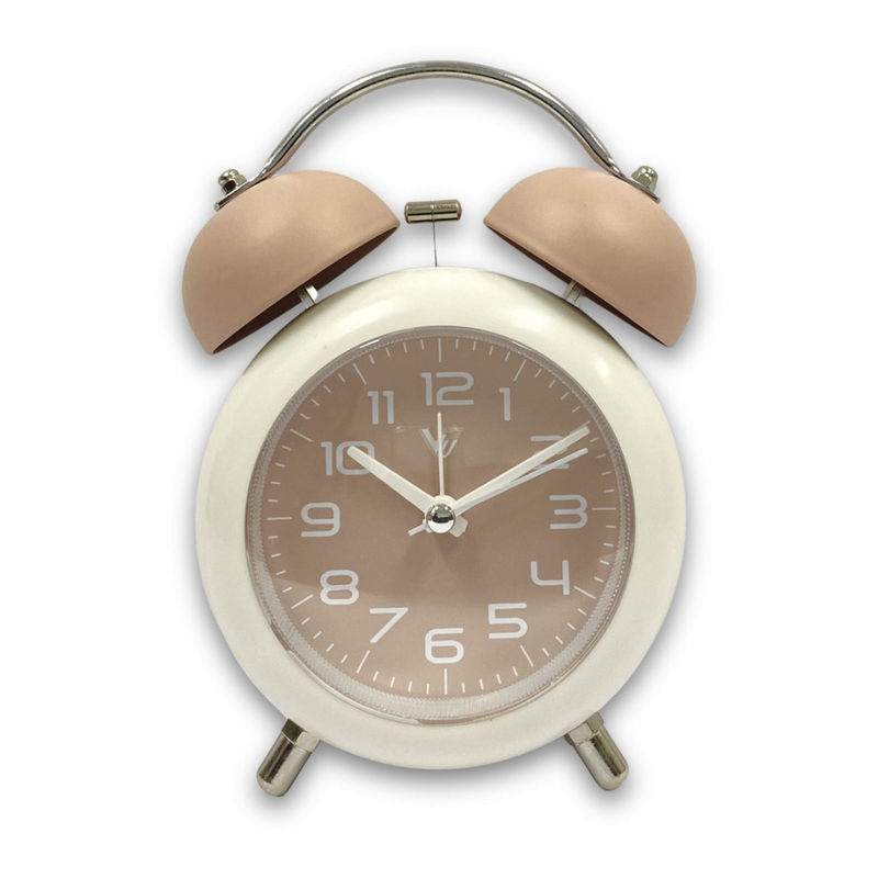 Ronis Clock Twin Bells Metal Alarm Clock Assorted
