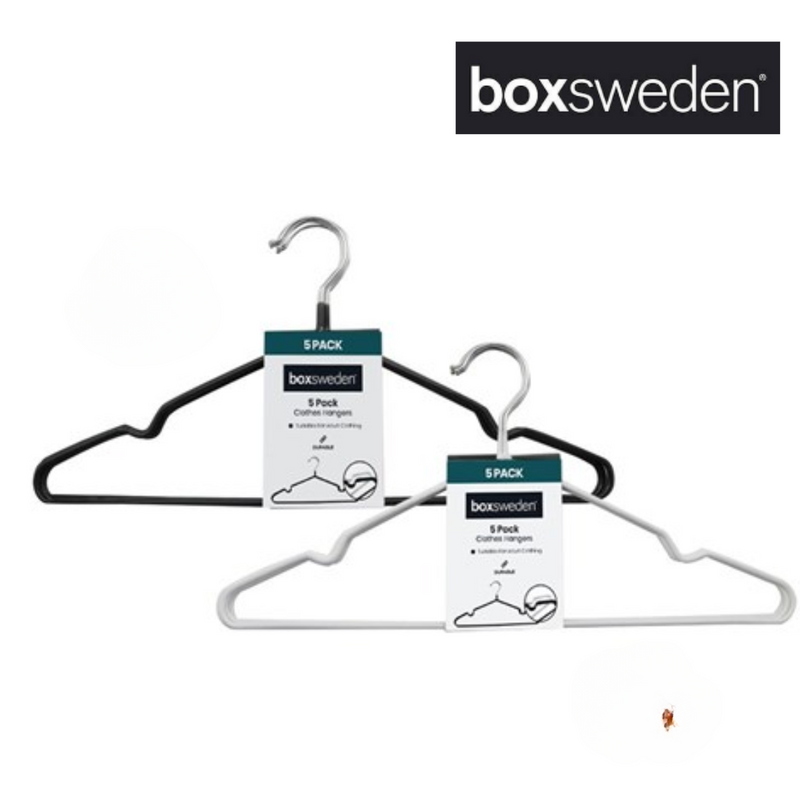 Clothes Hanger Metal Non-Slip 5pk