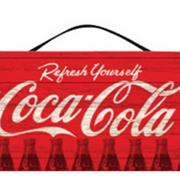 Ronis Coca Cola Signs Wood Signs 20x30cm Assorted