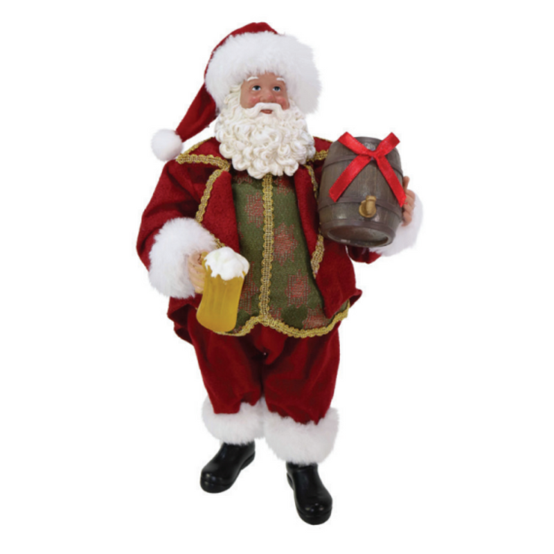 Ronis Collectible Brewery Santa 27cm
