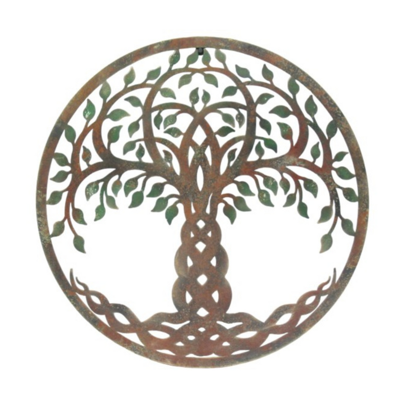 Ronis Coloured Tree of Life Metal Wall Art 60cm