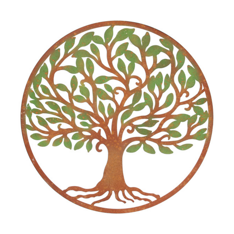 Ronis Coloured Tree of Life Metal Wall Art 60cm