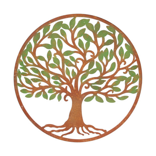 Ronis Coloured Tree of Life Metal Wall Art 60cm