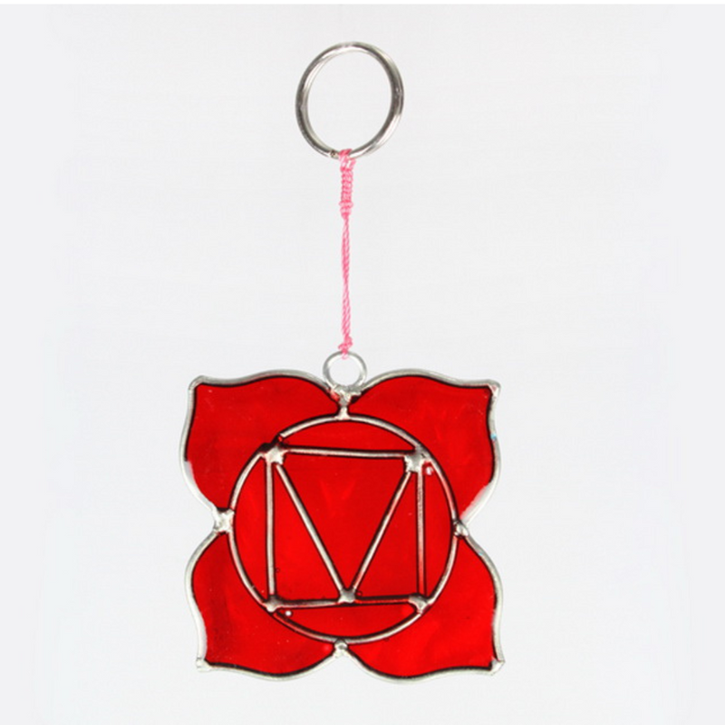 Ronis Coloured Chakra Suncatcher 11cm Assorted