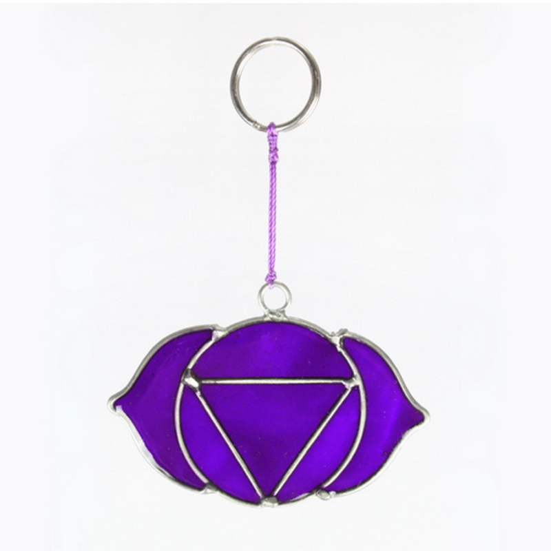 Ronis Coloured Chakra Suncatcher 11cm Assorted