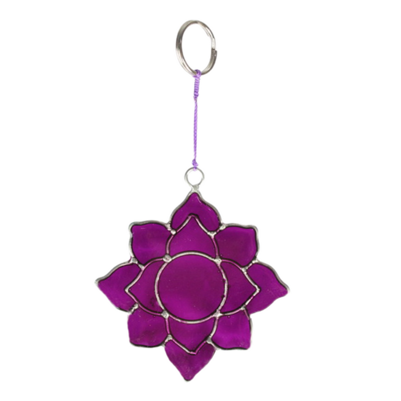 Ronis Coloured Chakra Suncatcher 11cm Assorted