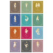 Ronis Coloured Zodiac Plaques 14x12x0.9cm Assorted