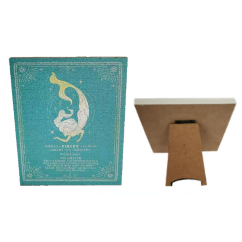 Ronis Coloured Zodiac Plaques 14x12x0.9cm Assorted
