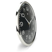 Ronis Colson Shiny Frame Domed Face Wall Clock 30x30x2cm Assorted