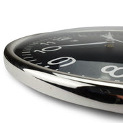 Ronis Colson Shiny Frame Domed Face Wall Clock 30x30x2cm Assorted