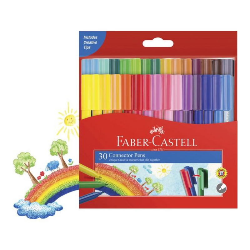 Ronis Connector Pen Colour Marker Asstd (Box 30)