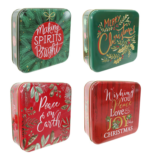 Ronis Cookie Tin Embossed Assorted
