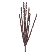 Metallic Copper Decorative Spray – 58cm artificial Christmas stem