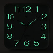 Ronis Cordell Glow In The Dark Wall Clock 30x30x4cm White
