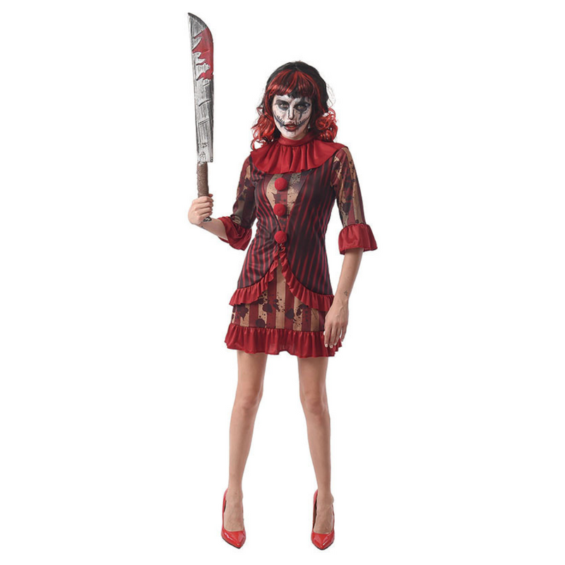 Ronis Costume Bloody Killer Clown Adults