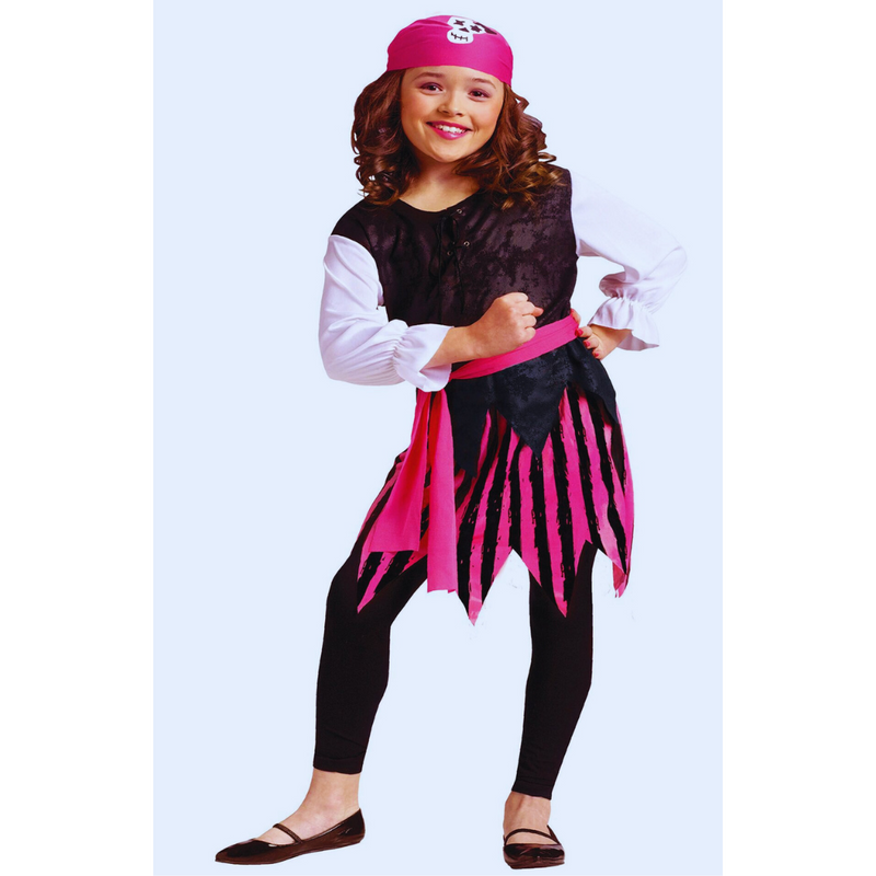 Ronis Costume Pink Pirate Kids