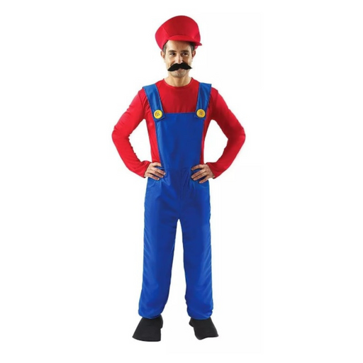 Ronis Costume Plumber Overalls Adults