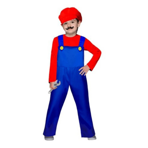 Ronis Costume Plumber Overalls Kids