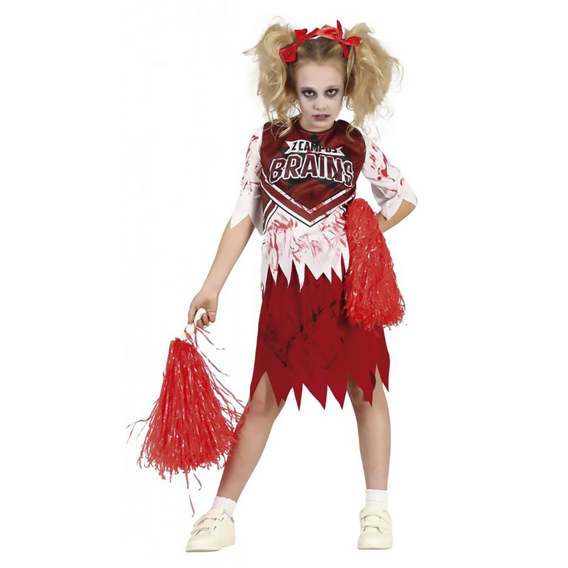 Ronis Costume Zombie Cheerleader Kids