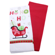 Ronis Cotton Tea Towel 2pc Assorted