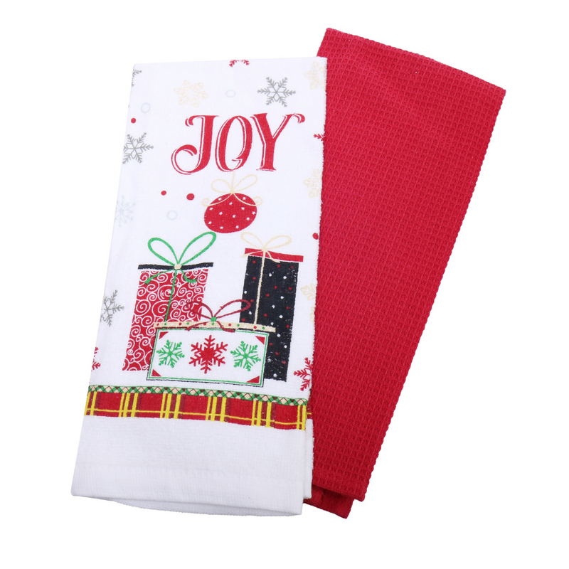 Ronis Cotton Tea Towel 2pc Assorted