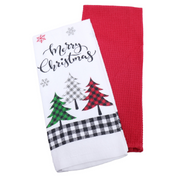 Ronis Cotton Tea Towel 2pc Assorted