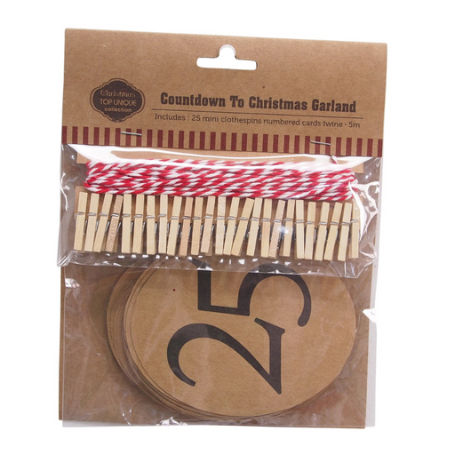 Ronis Countdown To Christmas Garland