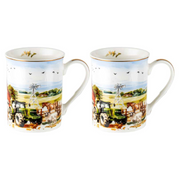 Ronis Country Life Mugs On The Farm Set of 2 – thumbnail