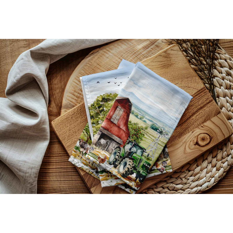 Ronis Country Life Tea Towel