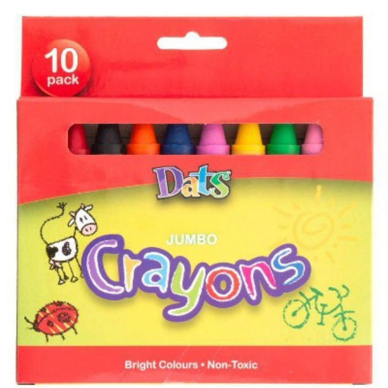 Crayon Jumbo 10pk in Col Box